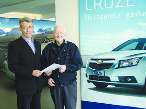 Fékk Chevrolet vinning í afmælisgjöf