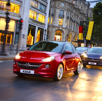Opel reynsluakstur til Þýskalands
